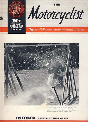 The Motorcyclist October 1939 - Official Publication - American Motorcycle Association, Billings, Chet, ed.