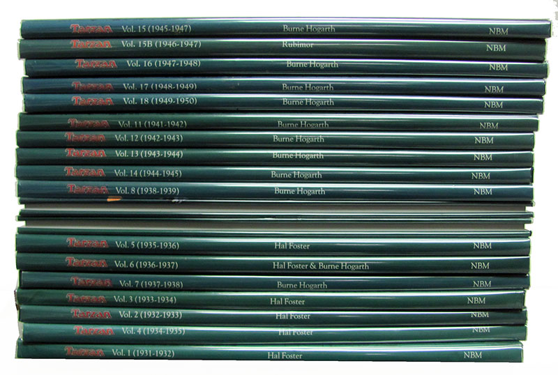 Tarzan in Color Complete Nineteen Volume Set., Burroughs, Edgar Rice; Foster, Hal