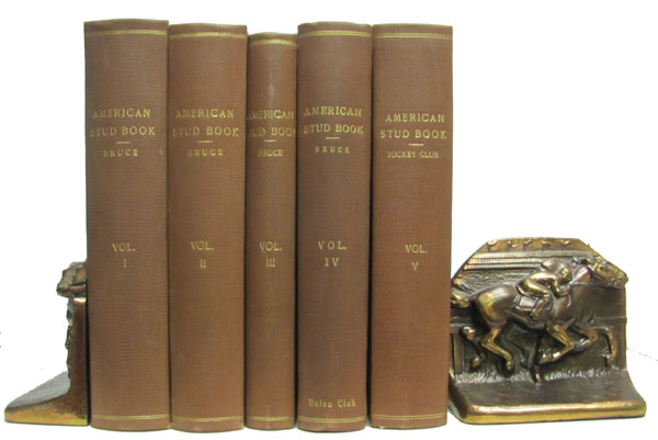 The American Stud Book Five Volume Set., Bruce, S. D.