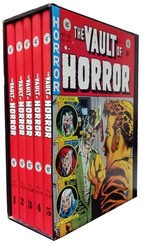The Complete Vault of Horror Five Volume Set., Various Authors