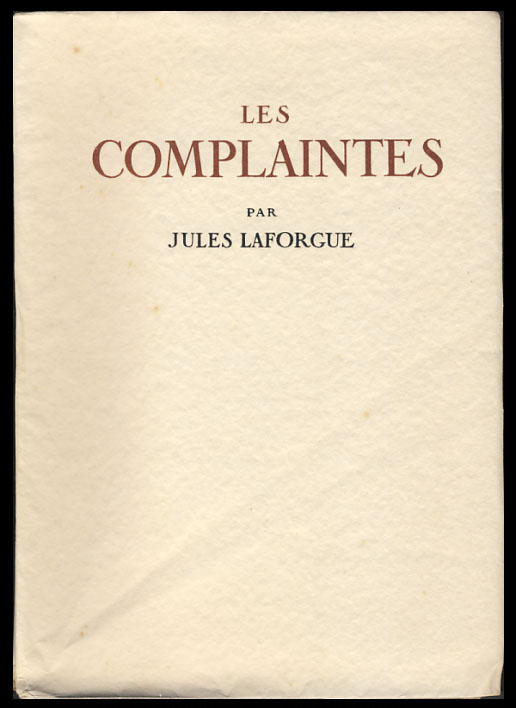 Les complaintes., Laforgue, Jules
