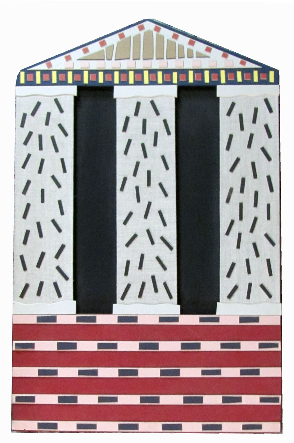 Artist Book Shaped Like a Greek Temple., Anderson, Patrick