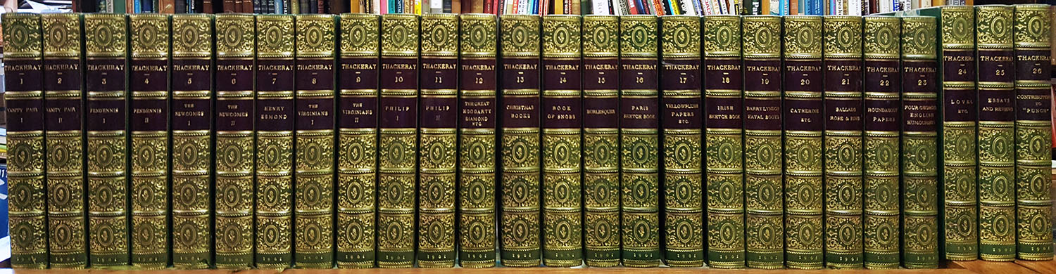 The Works of William Makepeace Thackeray in Twenty-Six Volumes., Thackeray, William Makepeace